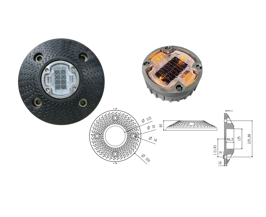 Solar Speed Bump - 320mm Diameter